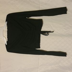 Black Crop top